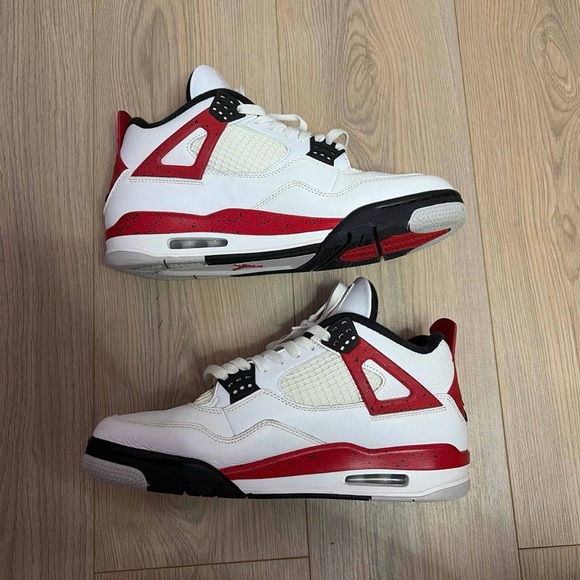Nike Other - Air Jordan Retro 4 Red Cement Size 9.5